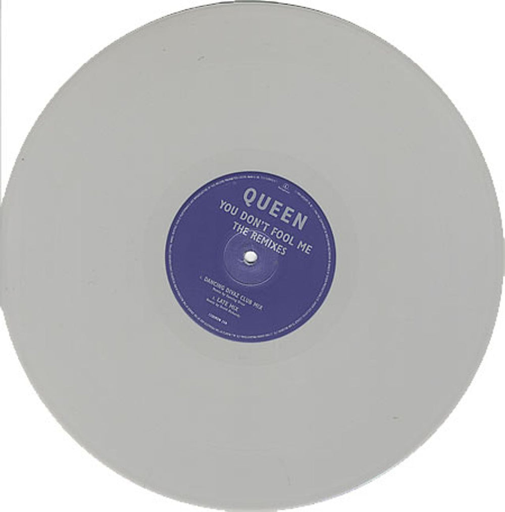 Queen You Don't Fool Me - Grey Vinyl UK 12" vinyl single (12 inch record / Maxi-single) QUE12YO75838