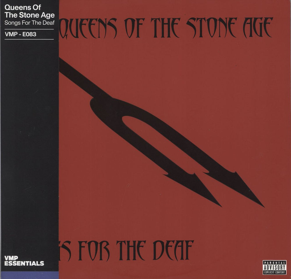 Queens Of The Stone Age Songs For The Deaf - Red and Black Marble Vinyl US 2-LP vinyl record set (Double LP Album) B0031009-01