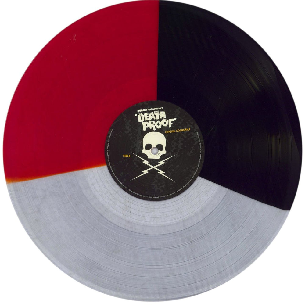 Quentin Tarantino Death Proof - Tri-Coloured Vinyl US vinyl LP album (LP record) QUNLPDE843601