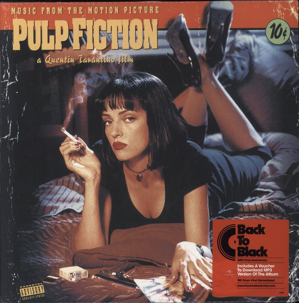 Quentin Tarantino Pulp Fiction - 180 Gram Remastered - Sealed UK vinyl LP album (LP record) MCA-11103