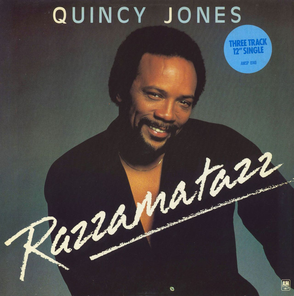 Quincy Jones Razzamatazz - Hype Sticker UK 12" vinyl single (12 inch record / Maxi-single) AMSP8140