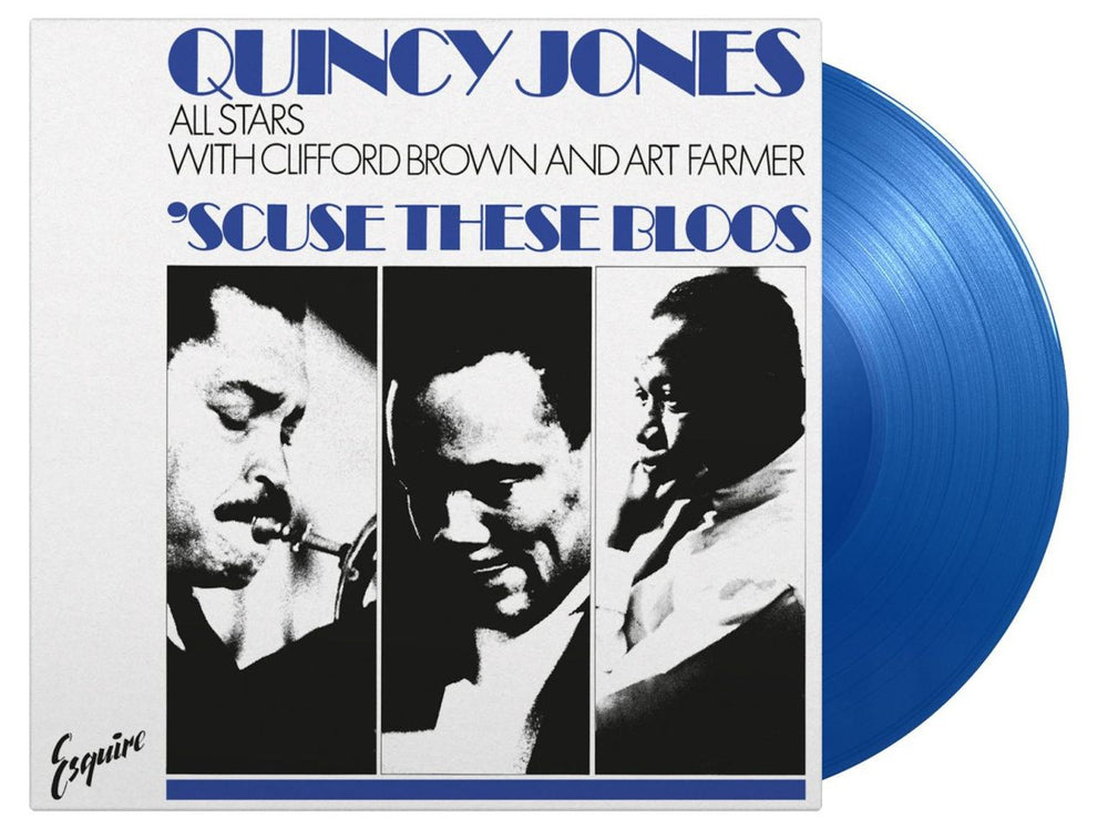 Quincy Jones 'Scuse These Bloos - Blue Vinyl 180 Gram UK vinyl LP album (LP record) MOVLP3498