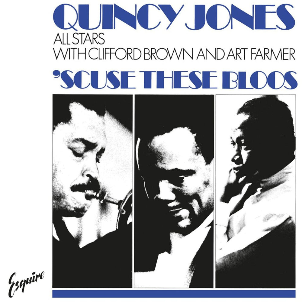 Quincy Jones 'Scuse These Bloos - Blue Vinyl 180 Gram UK vinyl LP album (LP record) QUJLPSC817458