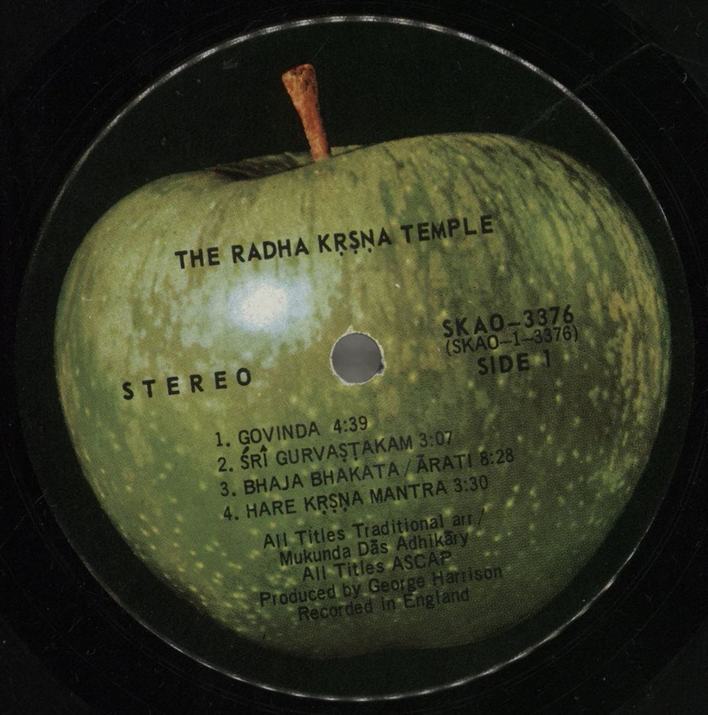 Radha Krishna Temple The Radha Krsna Temple Canadian vinyl LP album (LP record) RKTLPTH857436