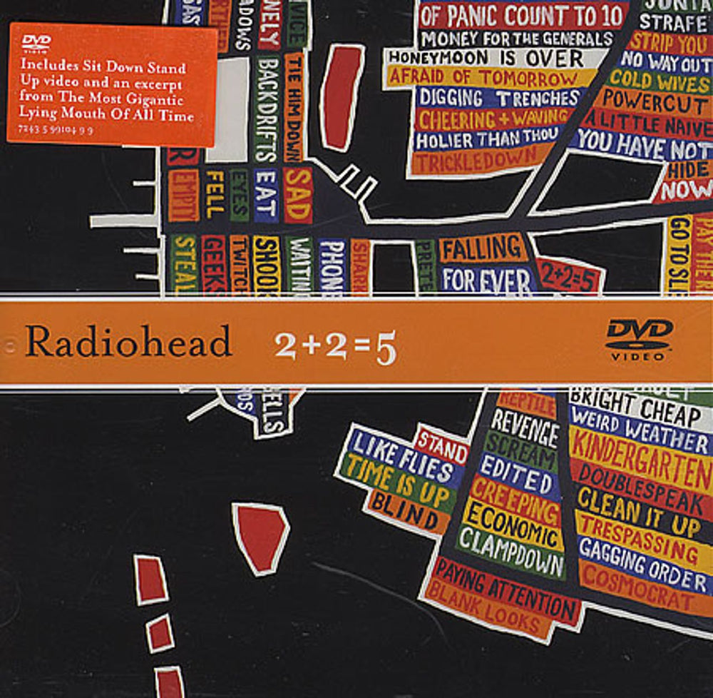 Radiohead 2+2=5 UK DVD Single DVDR6623