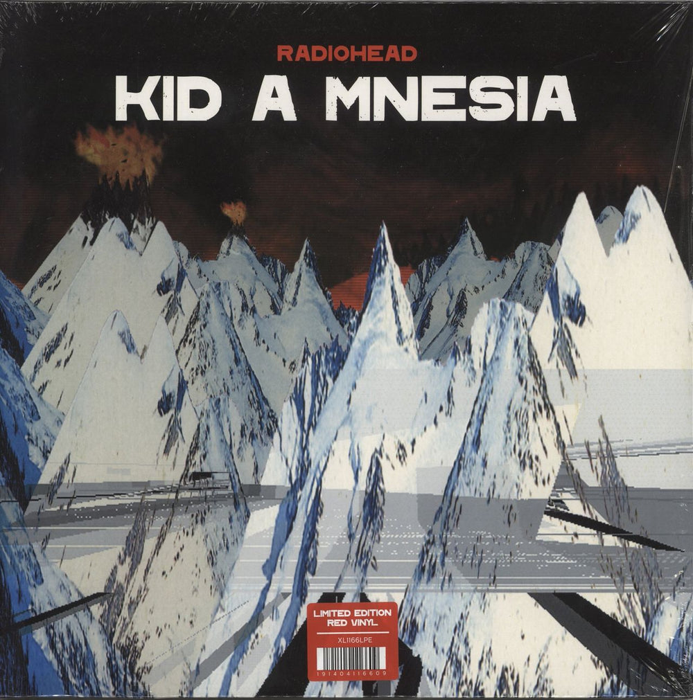 Radiohead Kid A Mnesia - Indie Exclusive Red Vinyl - Hype-sticker UK 3-LP vinyl record set (Triple LP Album) XL1166LPE