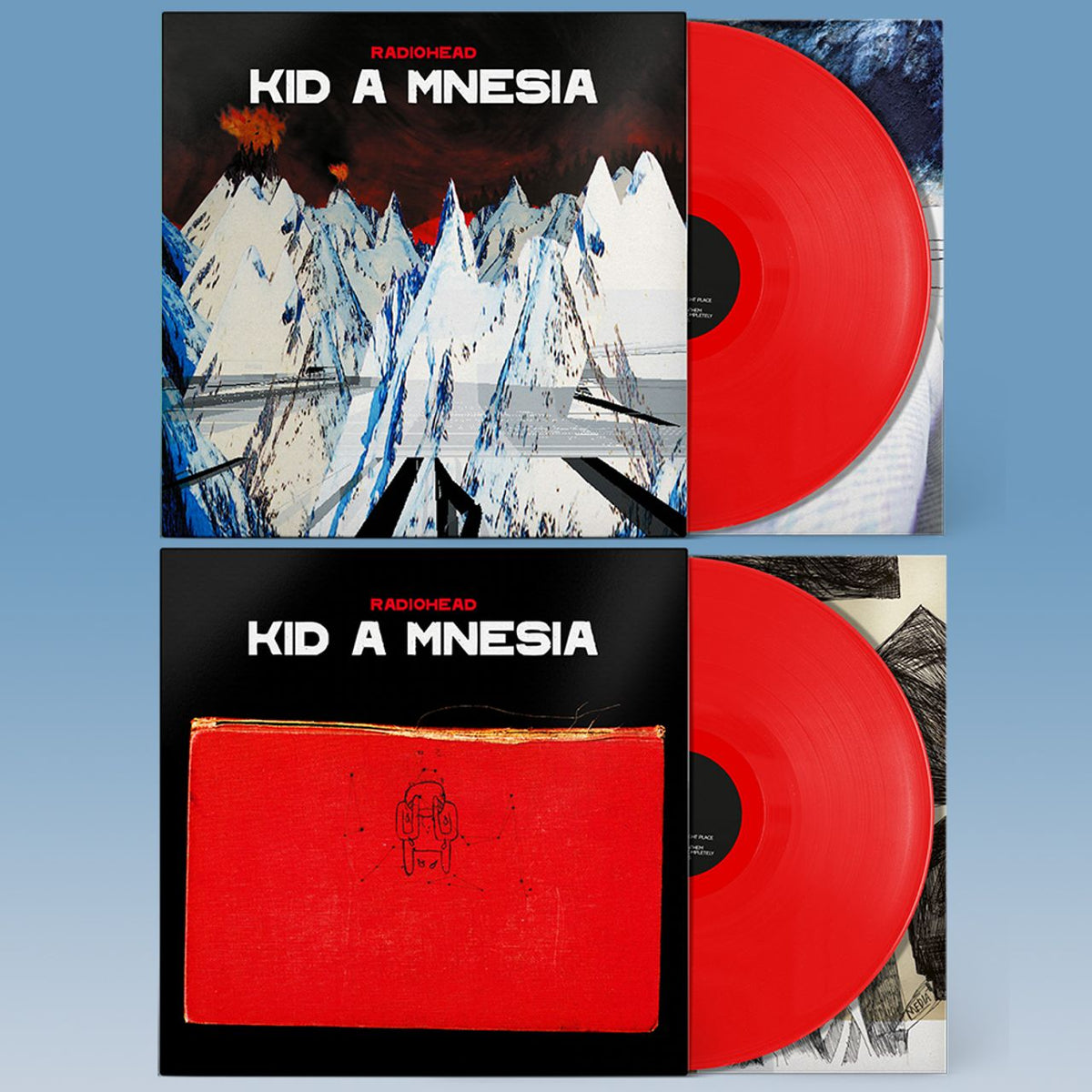 Radiohead Kid A Mnesia - Indie Exclusive Red Vinyl - Sealed UK 3-LP vinyl  set