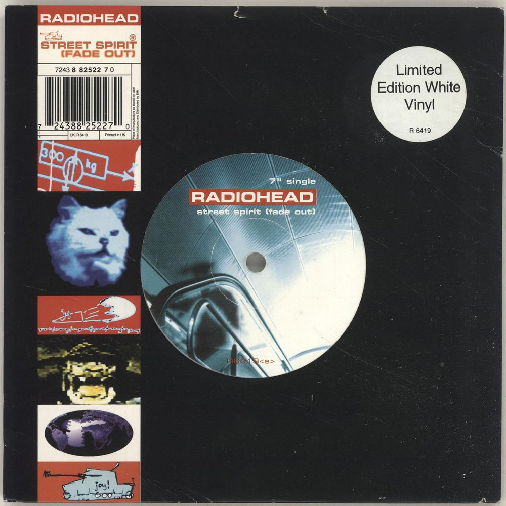 Radiohead Street Spirit - White Vinyl UK 7" vinyl single (7 inch record / 45) R6419