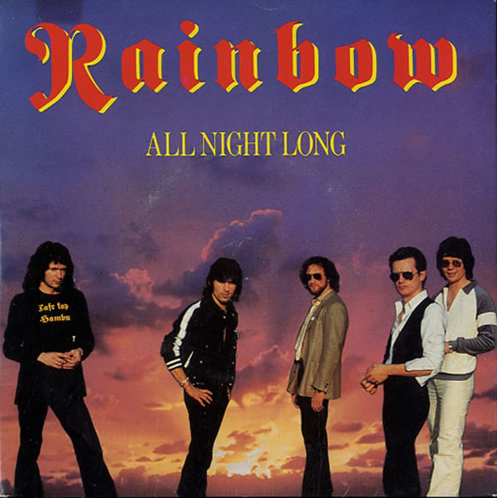 Rainbow All Night Long - P/S UK 7" vinyl single (7 inch record / 45) POSP104