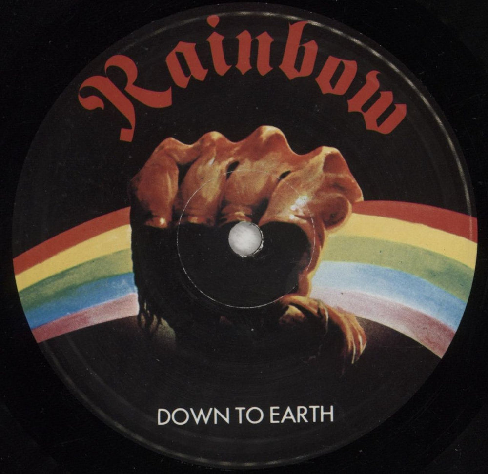 Rainbow Down To Earth - Black Vinyl - EX UK vinyl LP album (LP record) RBOLPDO719725