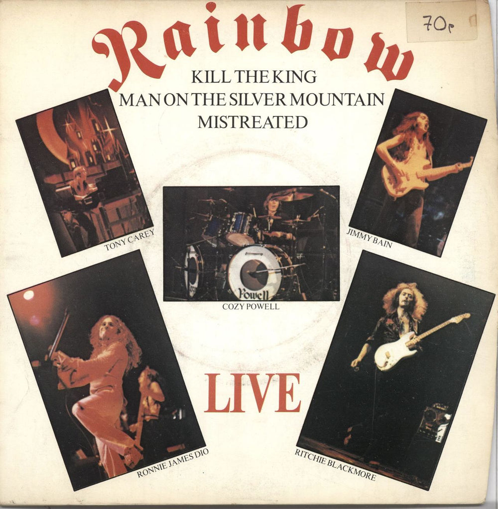 Rainbow Live EP  - Picture Sleeve UK 7" vinyl single (7 inch record / 45) 2066845