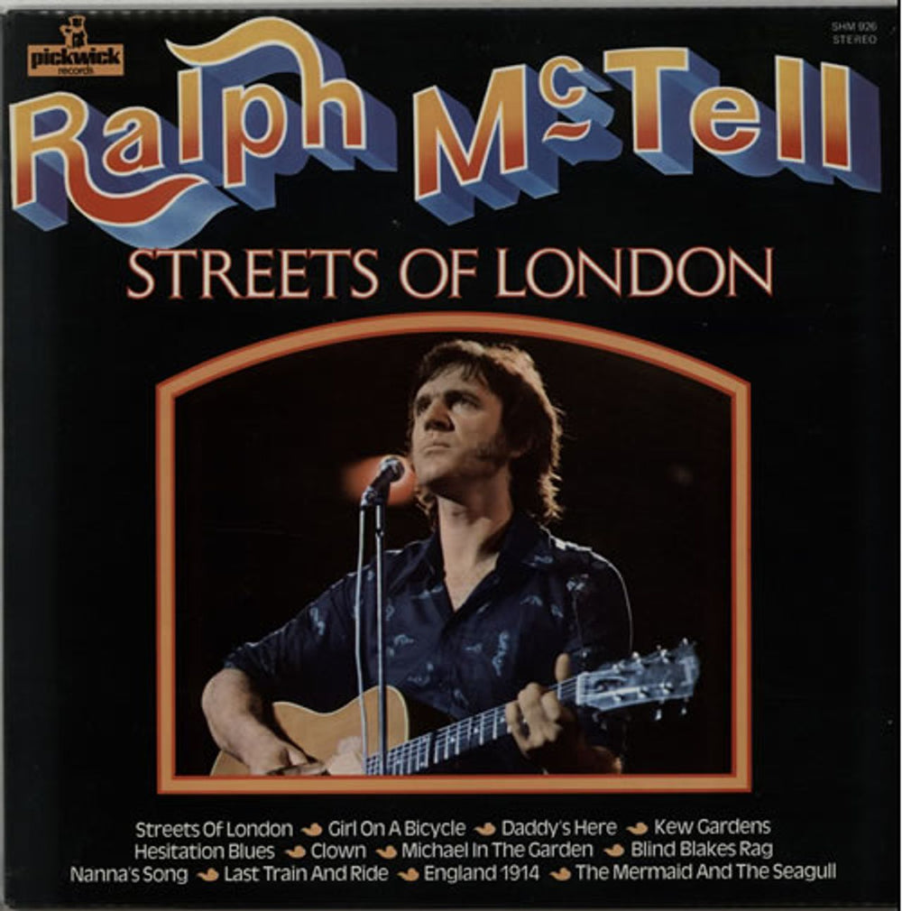 Ralph McTell Streets Of London UK vinyl LP album (LP record) SHM926