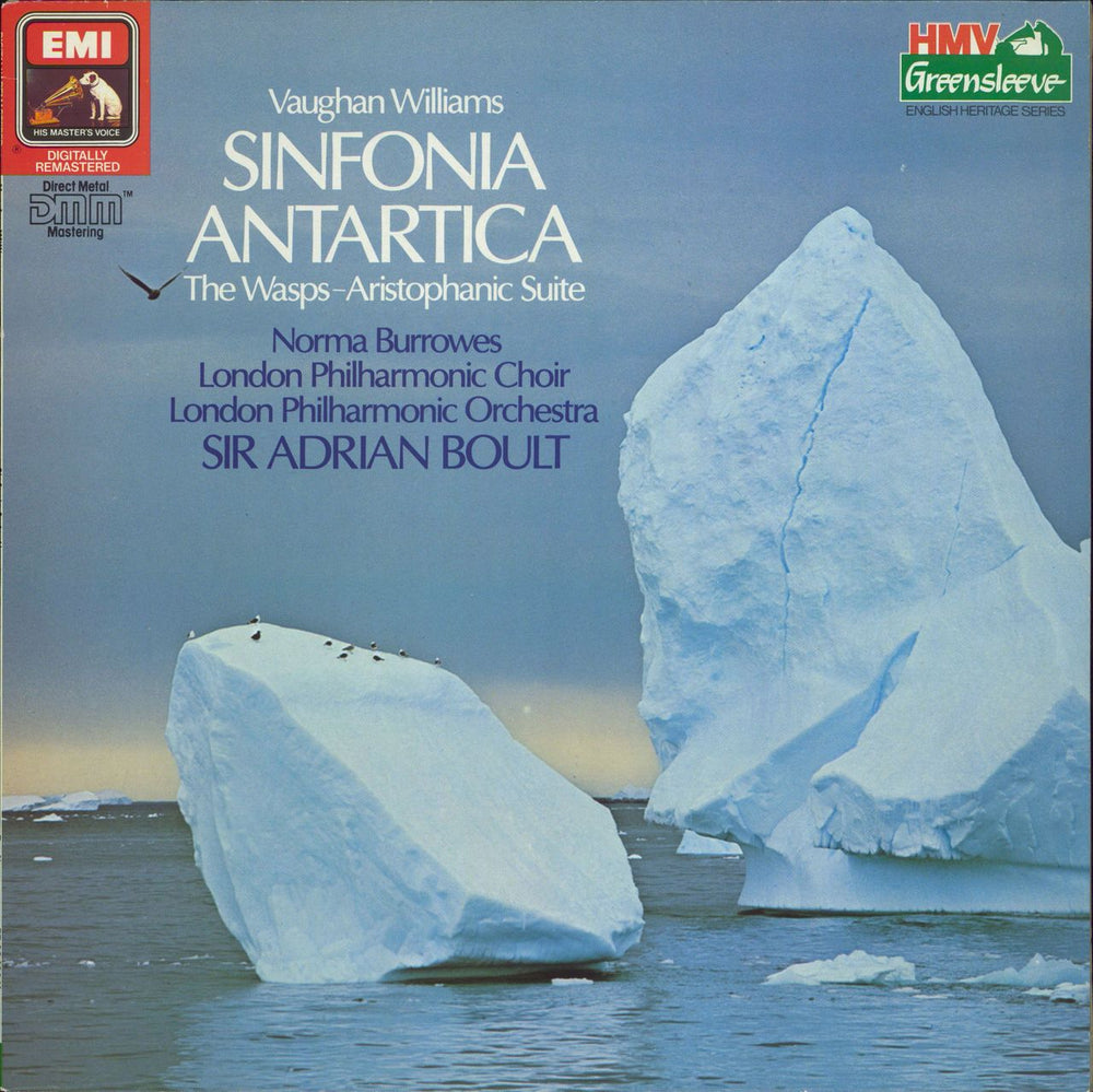 Ralph Vaughan Williams Sinfonia Antarctica / Aristophanic Suite 'The Wasps' UK vinyl LP album (LP record) ED2912041