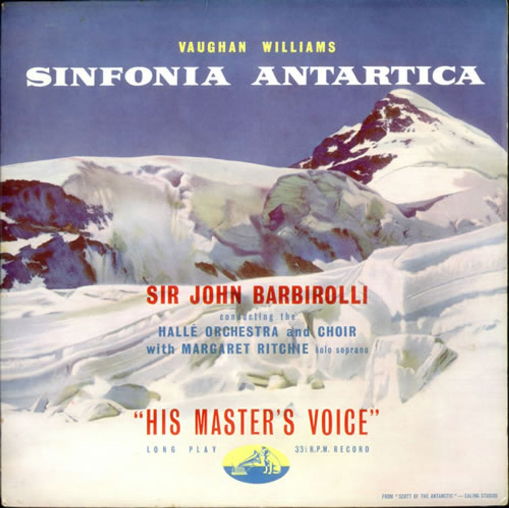 Ralph Vaughan Williams Sinfonia Antartica UK vinyl LP album (LP record) ALP1102