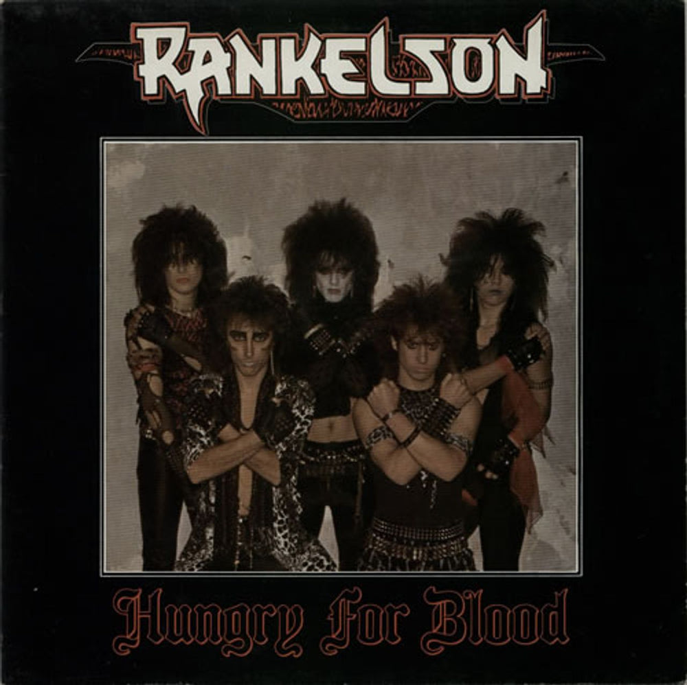 Rankelson Hungry For Blood UK vinyl LP album (LP record) EBON34