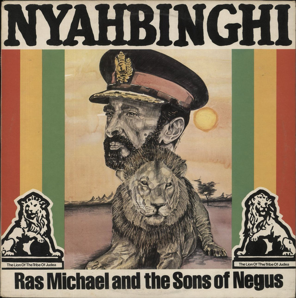 Ras Michael Nyahbinghi UK vinyl LP album (LP record) TRLS113