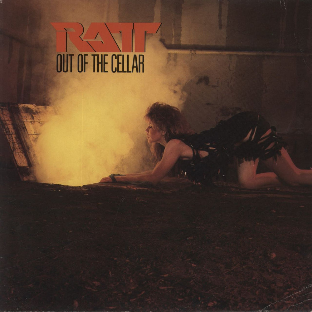 Ratt Out Of The Cellar German vinyl LP album (LP record) 780143-1