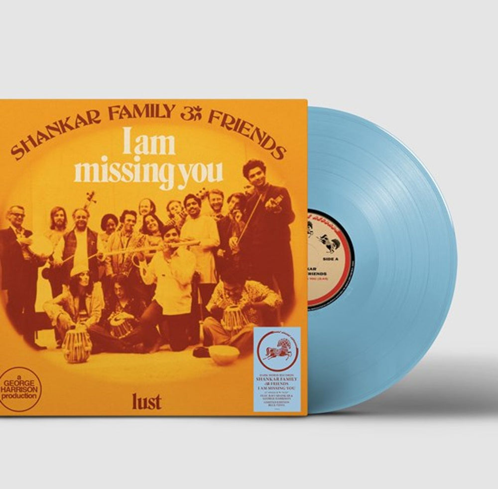 Ravi Shankar I Am Missing You - RSD 2022 - Blue Vinyl - Sealed UK 12" vinyl single (12 inch record / Maxi-single)