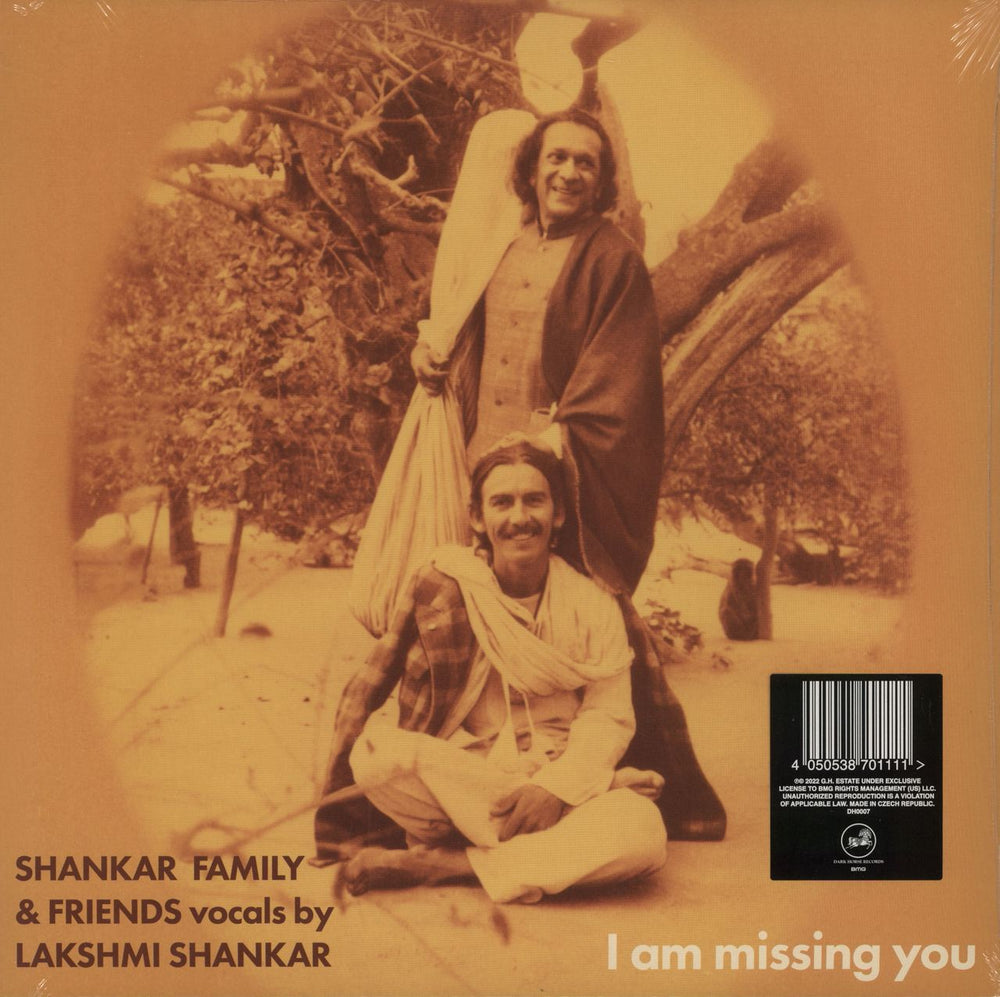 Ravi Shankar I Am Missing You - RSD 2022 - Blue Vinyl - Sealed UK 12" vinyl single (12 inch record / Maxi-single) RVK12IA788793