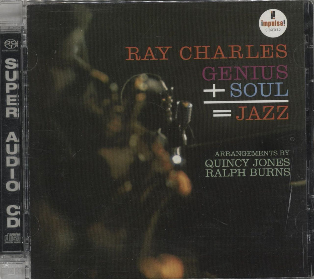 Ray Charles Genius + Soul = Jazz UK super audio CD SACD CAPP2SA