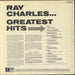 Ray Charles Greatest Hits German vinyl LP album (LP record)