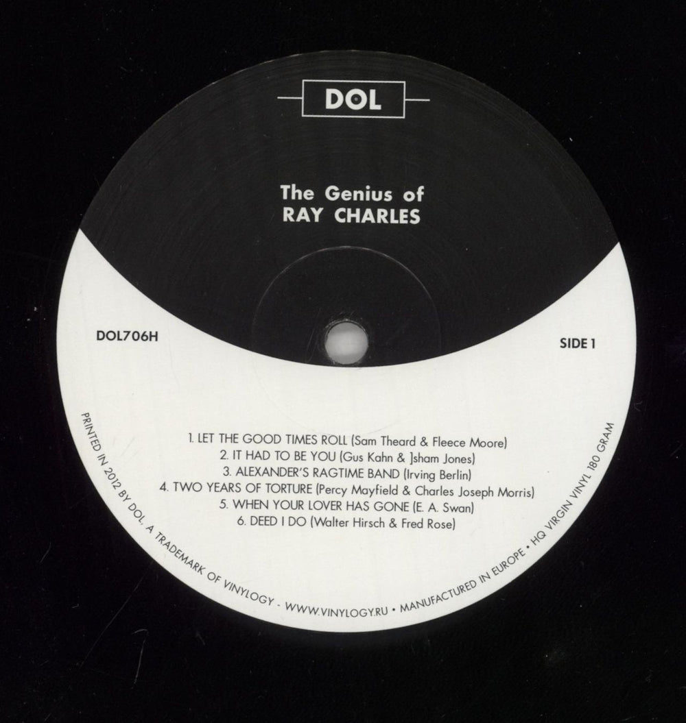 Ray Charles The Genius Of Ray Charles - 180gm UK vinyl LP album (LP record) RYHLPTH861108