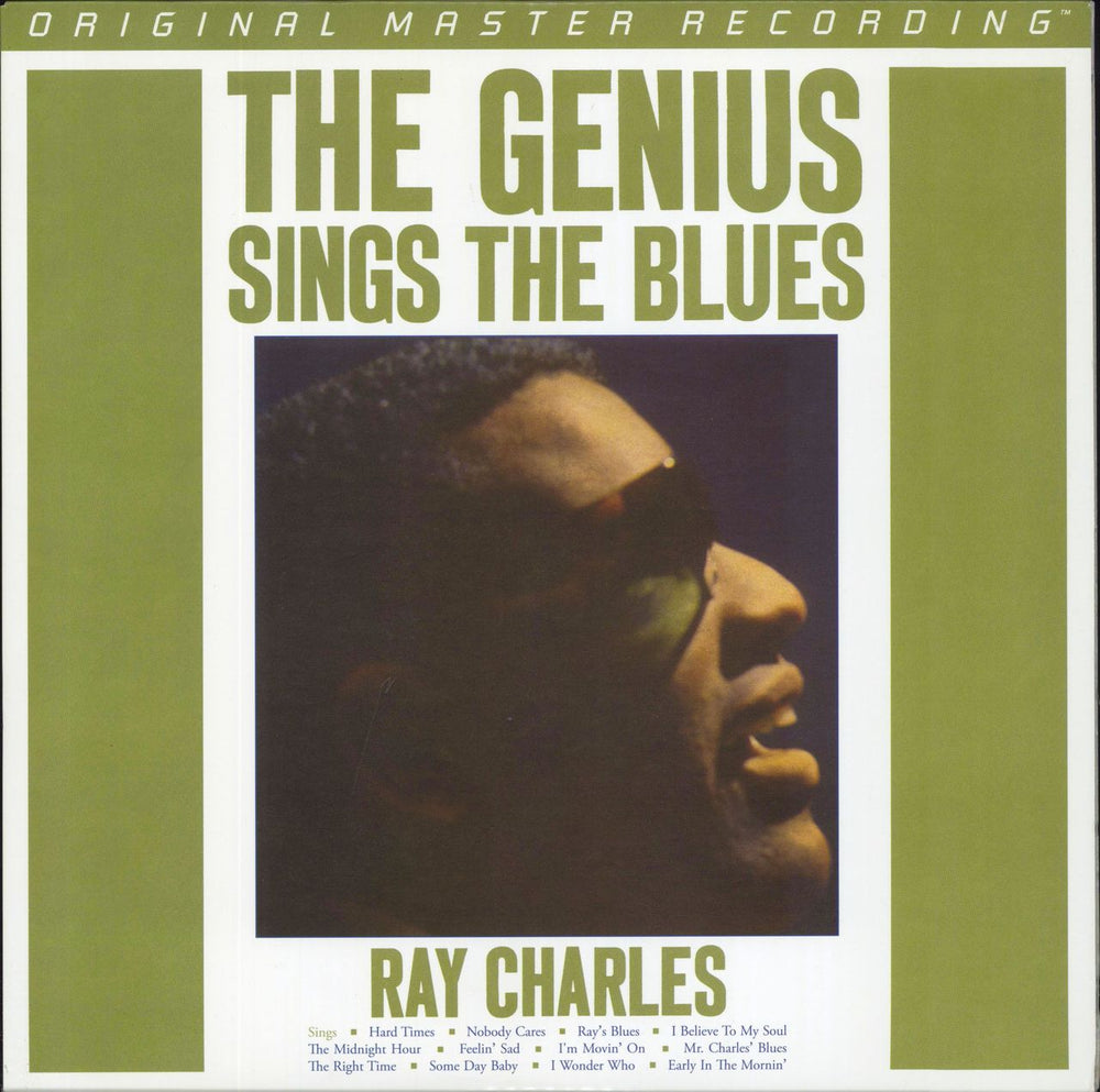 Ray Charles The Genius Sings The Blues US vinyl LP album (LP record) MFSL 1-337