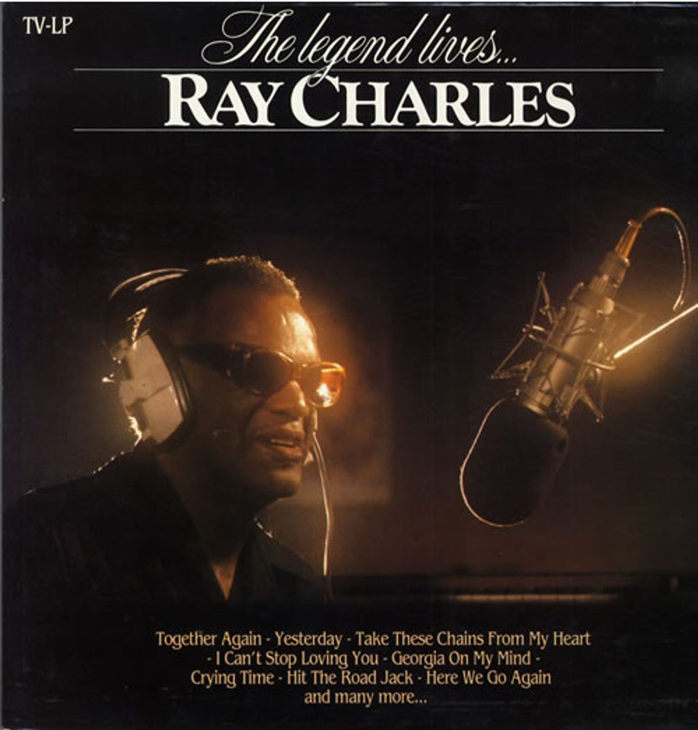 Ray Charles The Legend Lives... Dutch vinyl LP album (LP record) ADEH80