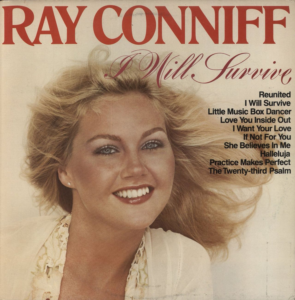 Ray Conniff I Will Survive - Gold promo stamped UK vinyl LP album (LP record) CBS83934