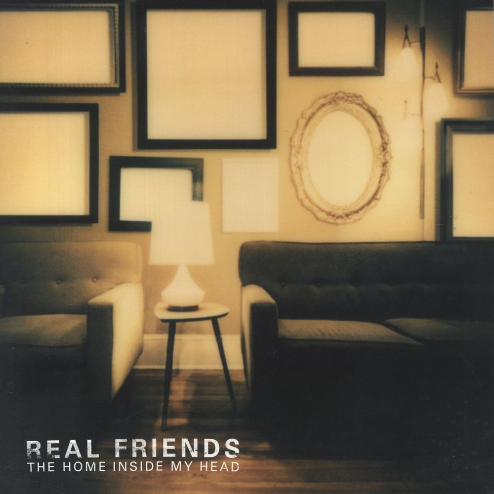 Real Friends The Home Inside My Head - White Vinyl UK vinyl LP album (LP record) FEAR-39248-01