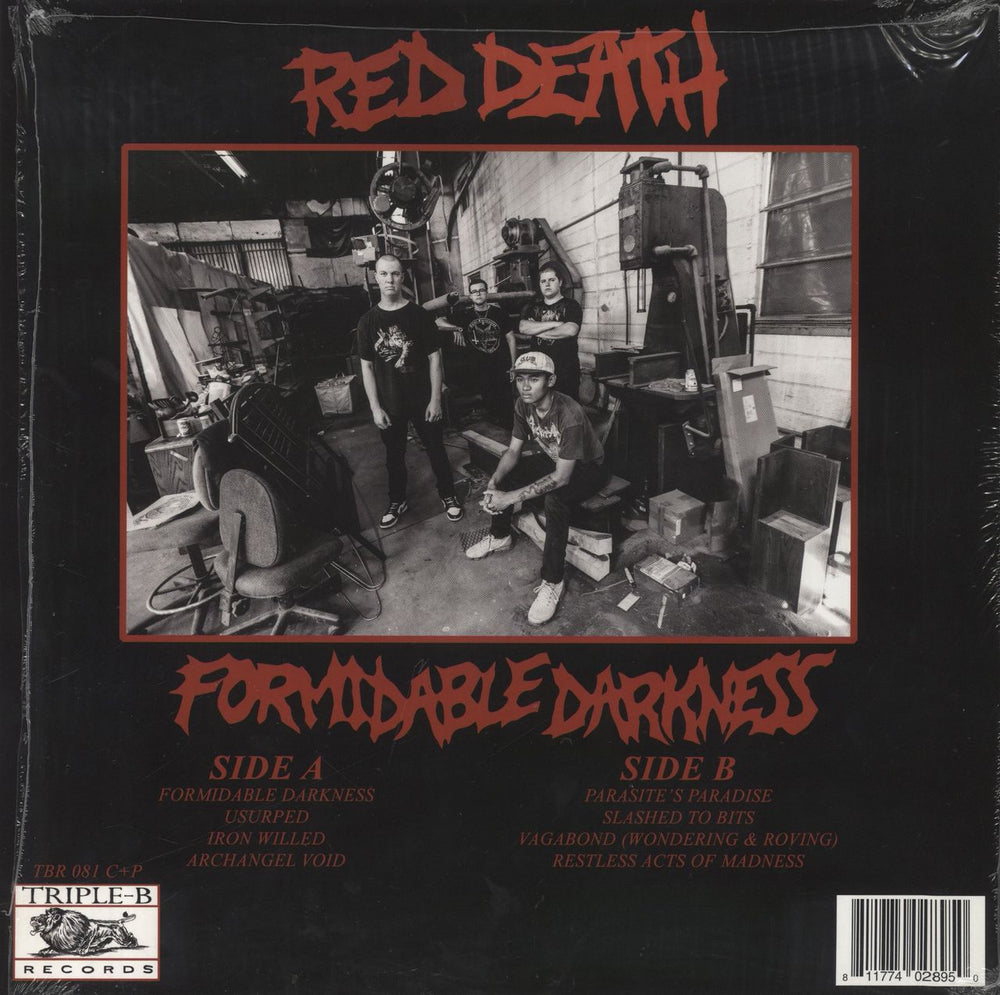 Red Death Formidable Darkness - Red Orange Swirl Vinyl US vinyl LP album (LP record) 811774028950