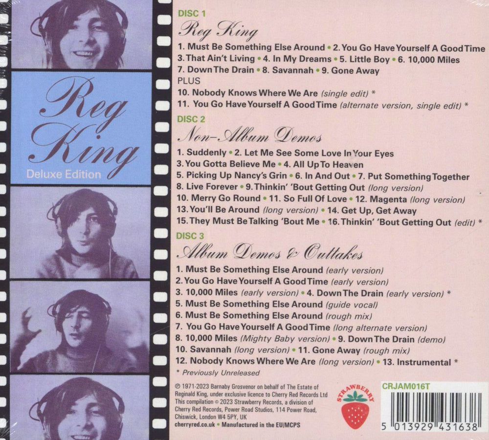 Reg King Reg King: Deluxe Edition - Sealed UK 3-CD album set (Triple CD) 5013929431638