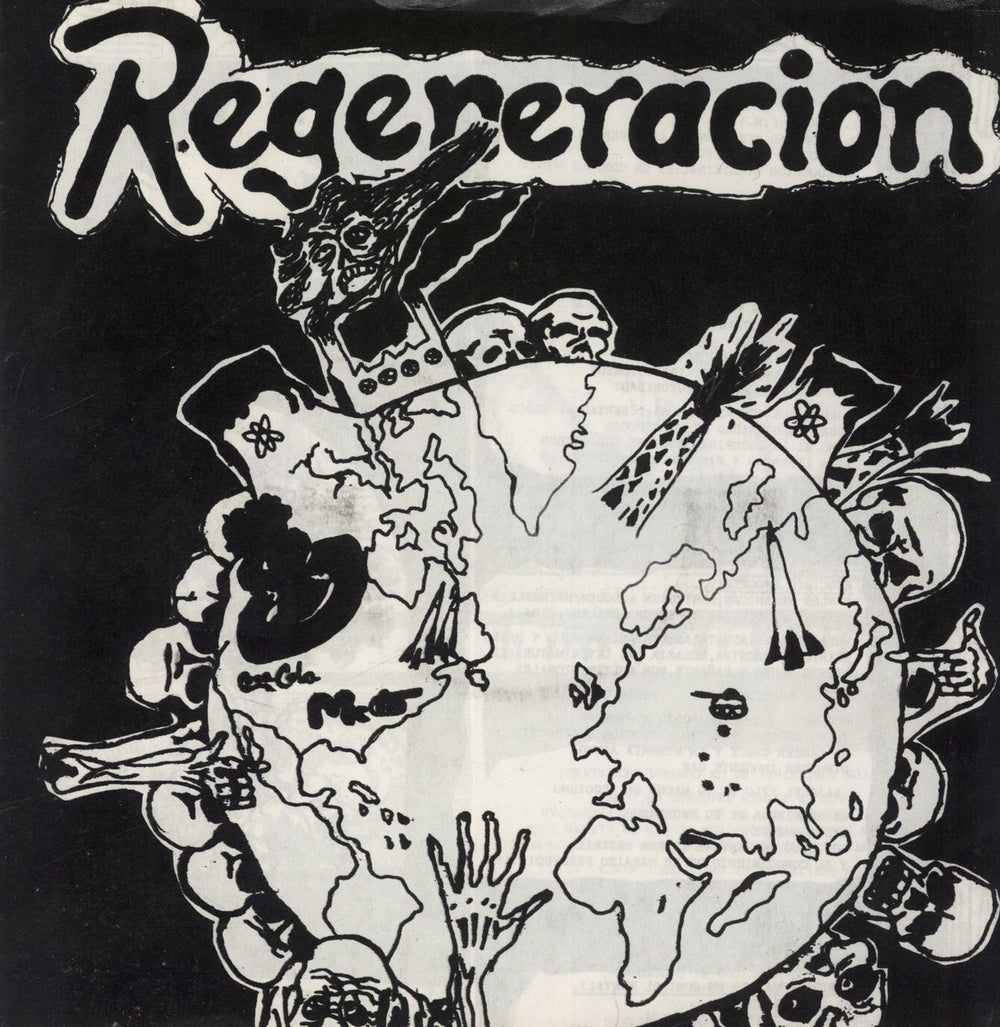 Regeneracion Regeneracion / Love, Beer And Chaos! Mexican 7" vinyl single (7 inch record / 45) CRYPTAS09