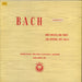 Reinhold Barchet Bach: Four Sonatas For Violin And Continuo, BWV 1021-4 UK vinyl LP album (LP record) SCM.47