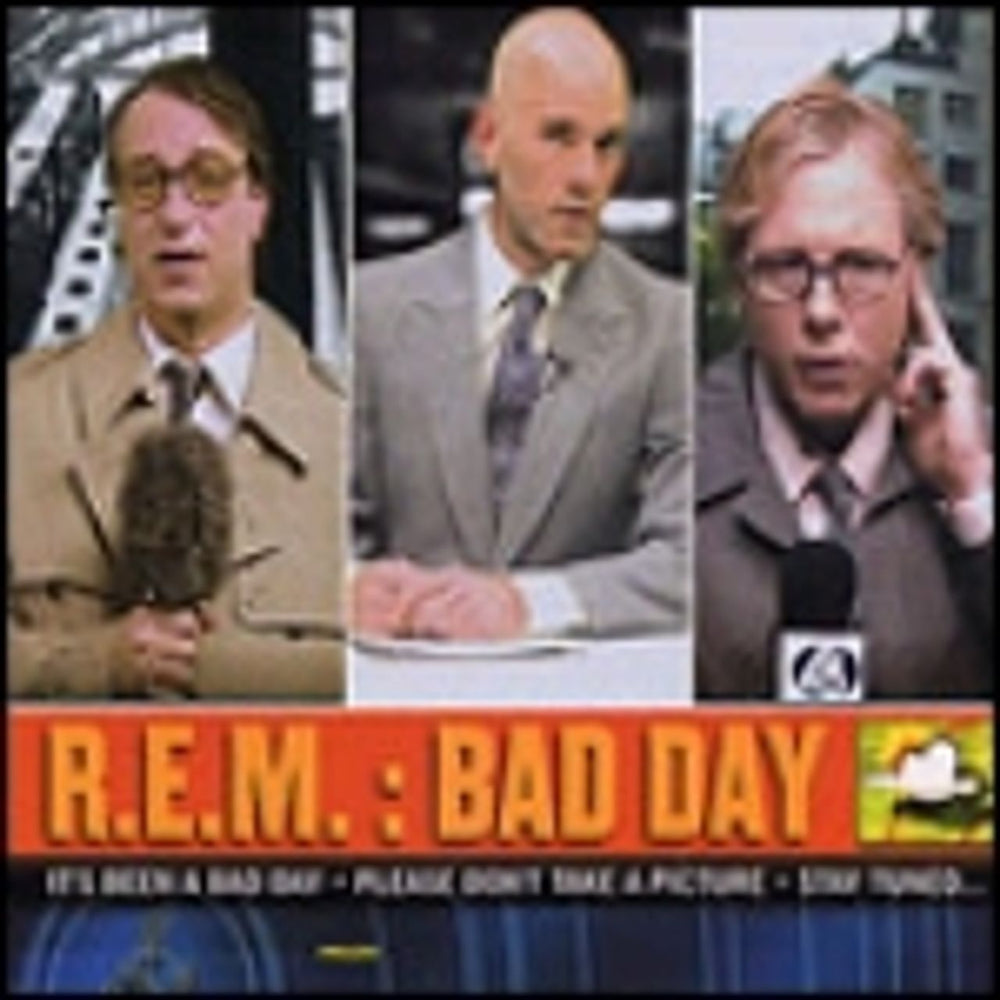 REM Bad Day UK 7" vinyl single (7 inch record / 45) W624