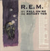 REM Fall On Me - Sample Stickered US Promo 7" vinyl single (7 inch record / 45) IRS-52883