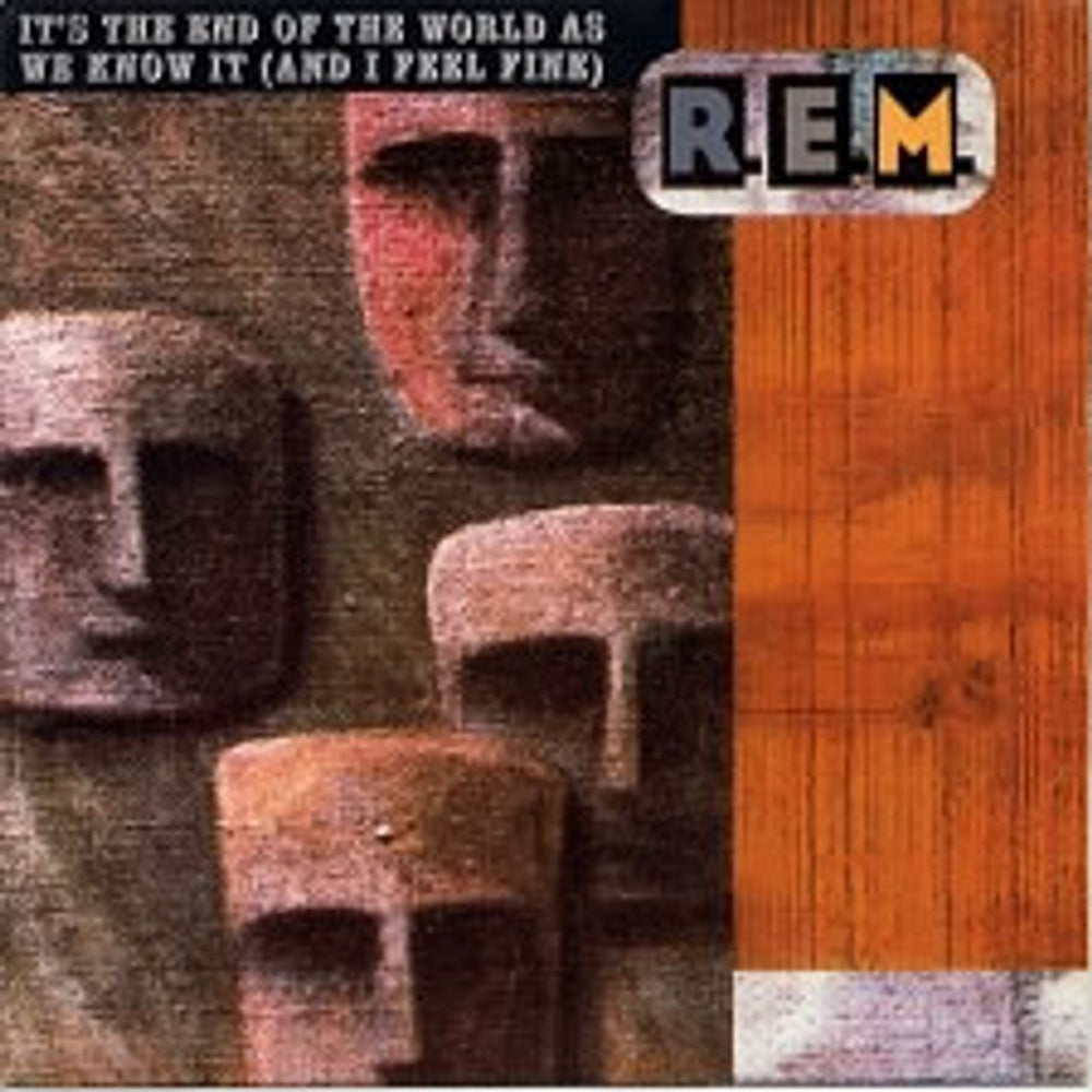 REM It's The End Of The World As We Know It (And I Feel Fine) Spanish Promo 7" vinyl single (7 inch record / 45) 0064024097