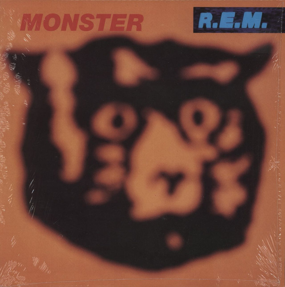 REM Monster - Shrink UK vinyl LP album (LP record) 9362-45740-1