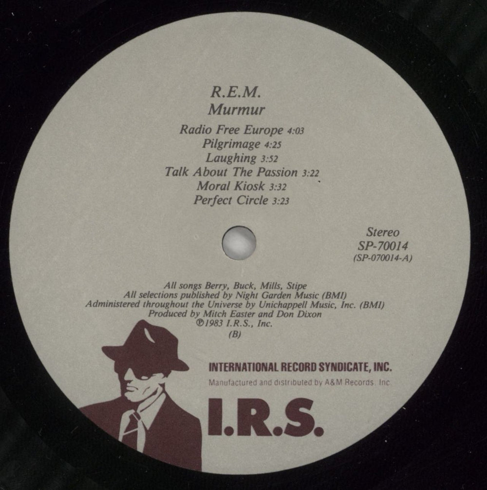 REM Murmur US Vinyl LP — RareVinyl.com