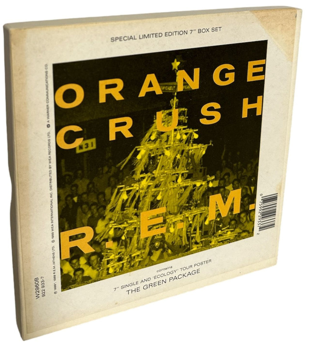 REM Orange Crush - Box + Poster UK 7" single box set W2960B