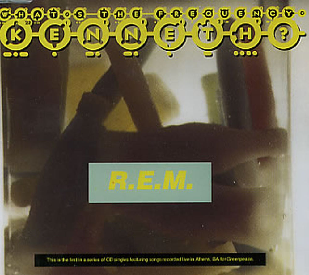 REM What's The Frequency Kenneth UK CD single (CD5 / 5") W0265CD