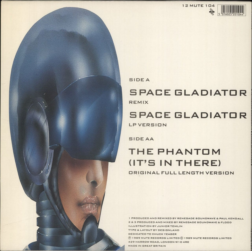 Renegade Soundwave Space Gladiator UK 12" vinyl single (12 inch record / Maxi-single)