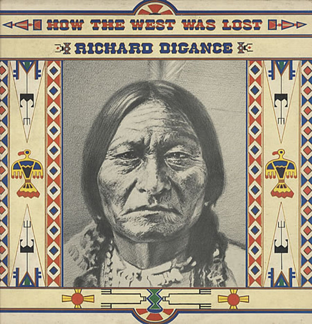 Richard Digance How The West Was Lost UK vinyl LP album (LP record) TRA289