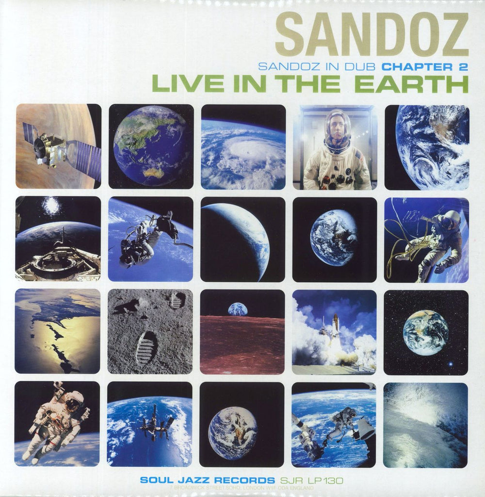 Richard H Kirk Live In The Earth: Sandoz In Dub Chapter 2 UK 2-LP vinyl record set (Double LP Album) SJRLP073