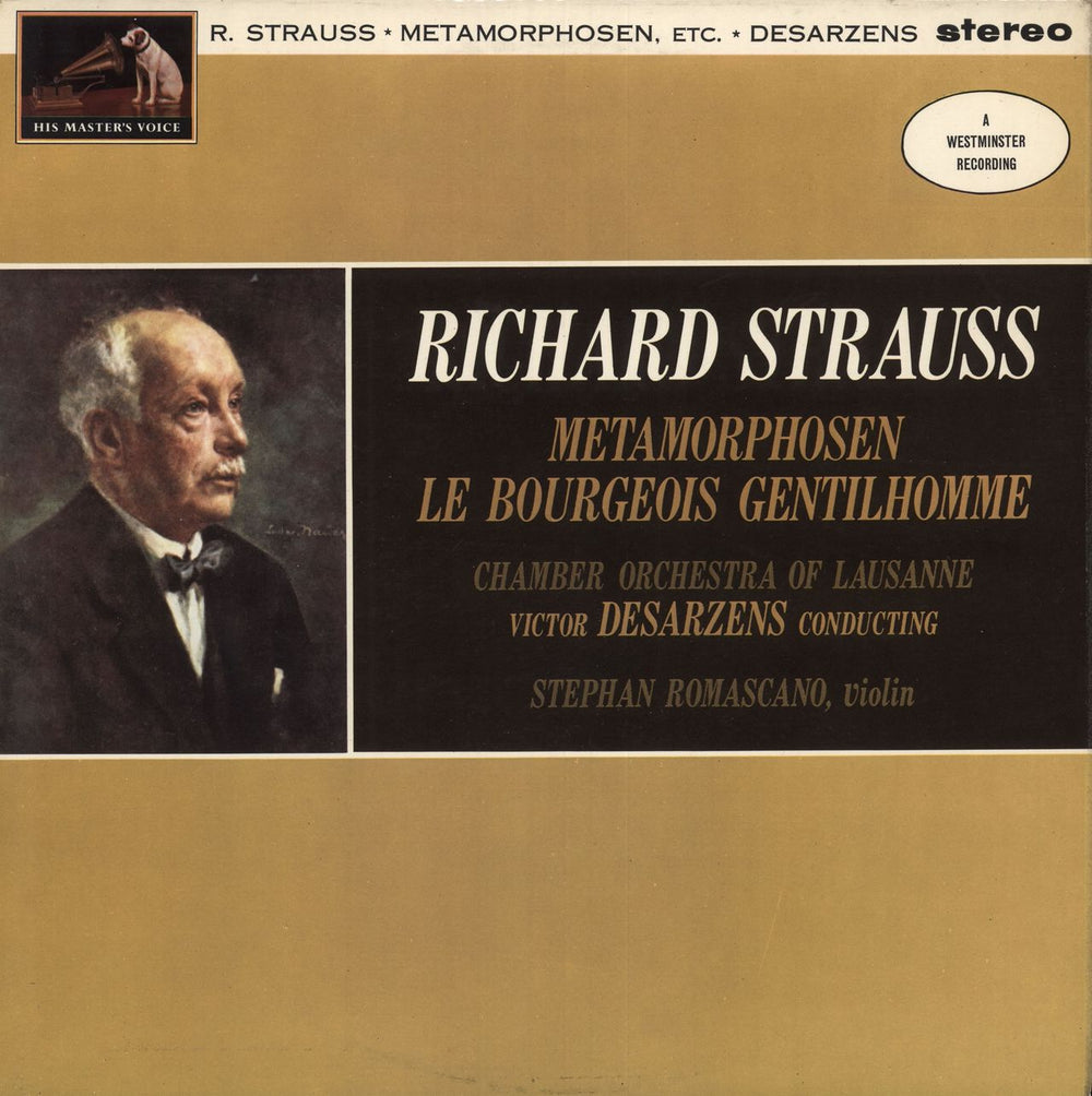 Richard Strauss Strauss: Metamorphosen / Le Bourgeois Gentilhomme UK vinyl LP album (LP record) CSD1558