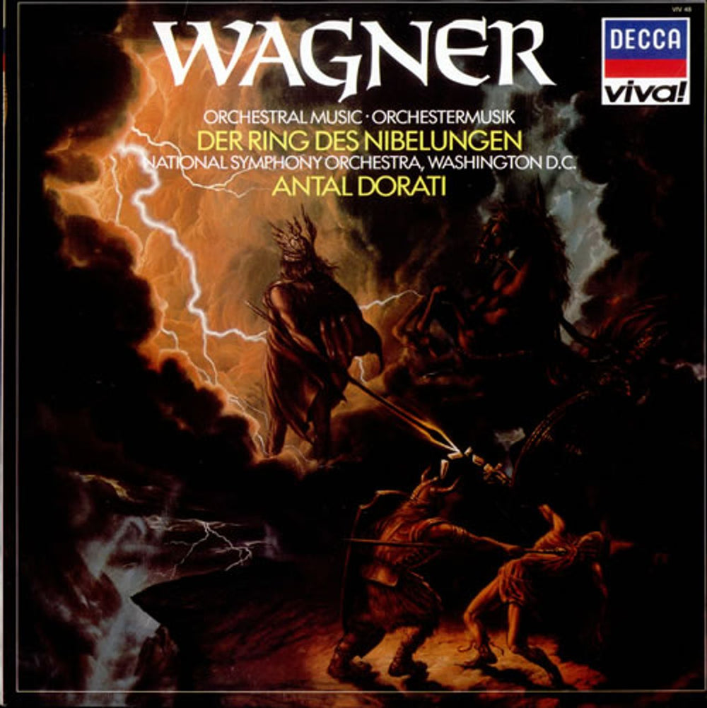 Richard Wagner Der Ring Des Nibelungen UK vinyl LP album (LP record) VIV48