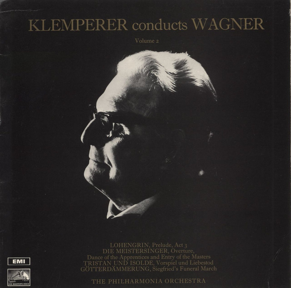 Richard Wagner Klemperer Conducts Wagner Volume 2 UK vinyl LP album (LP record) ASD2696