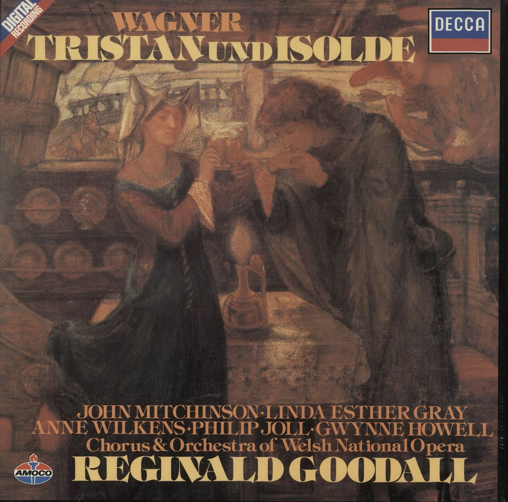 Richard Wagner Tristan und Isolde UK 5-LP vinyl album record set D250D5