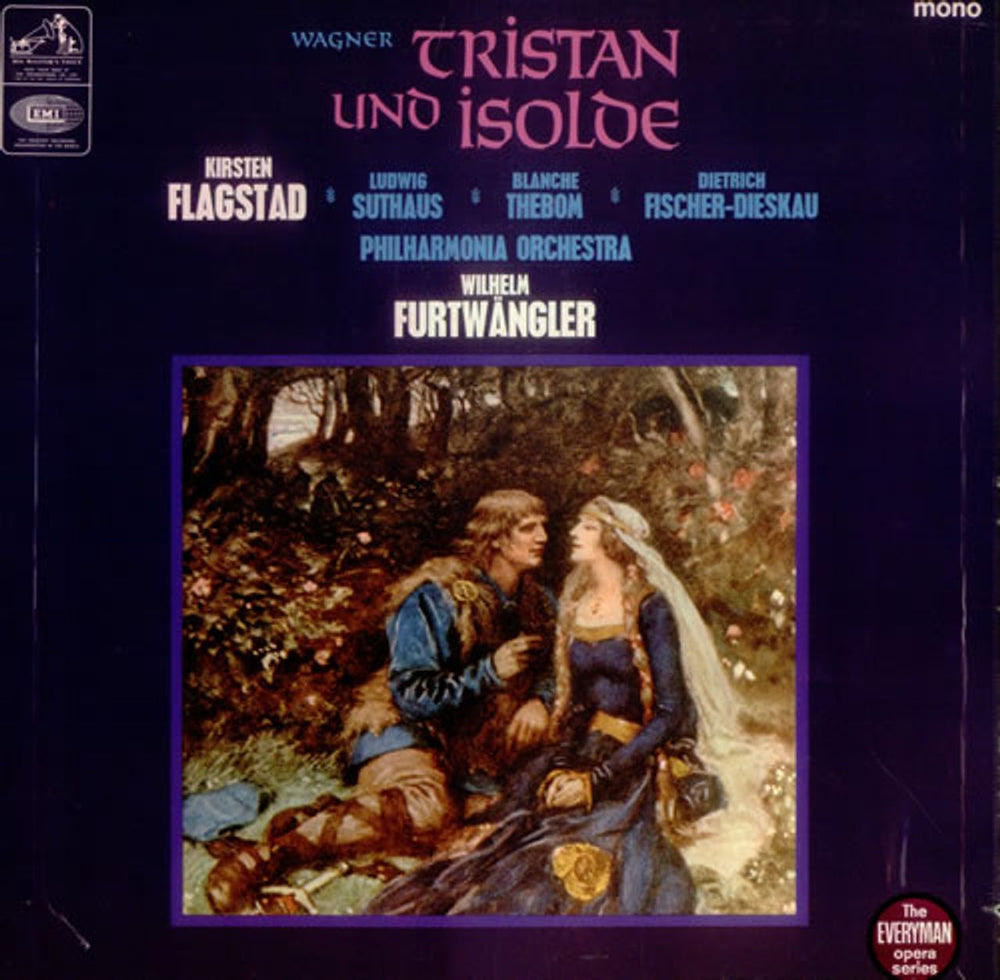 Richard Wagner Tristan und Isolde UK 5-LP vinyl album record set HQM1001-5