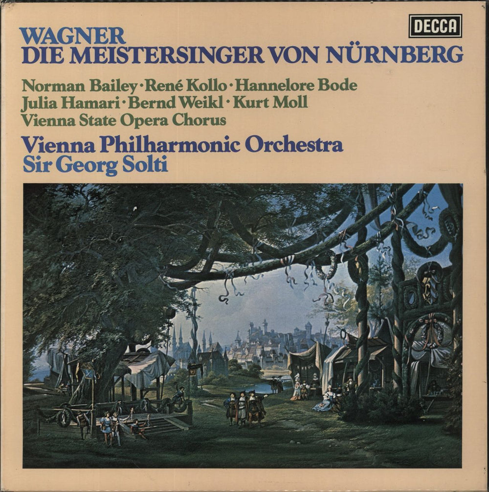 Richard Wagner Wagner: Die Meistersinger von Nürnberg UK Vinyl Box Set D13D5